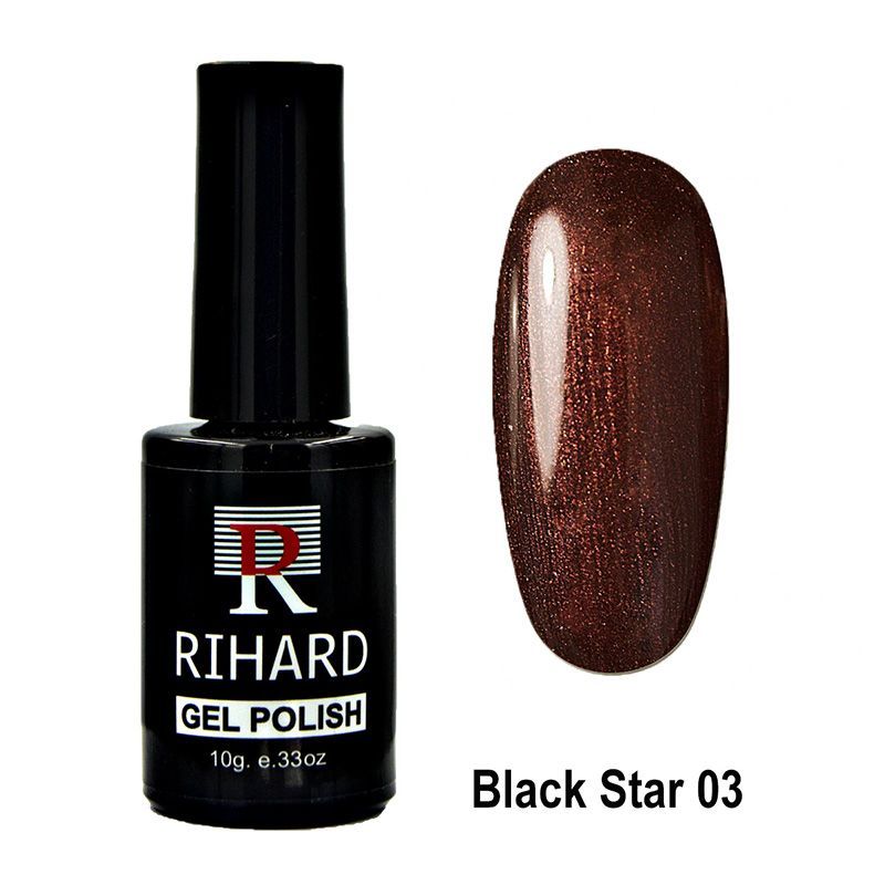 Rihard Gel Polish Black Star 03 82327
