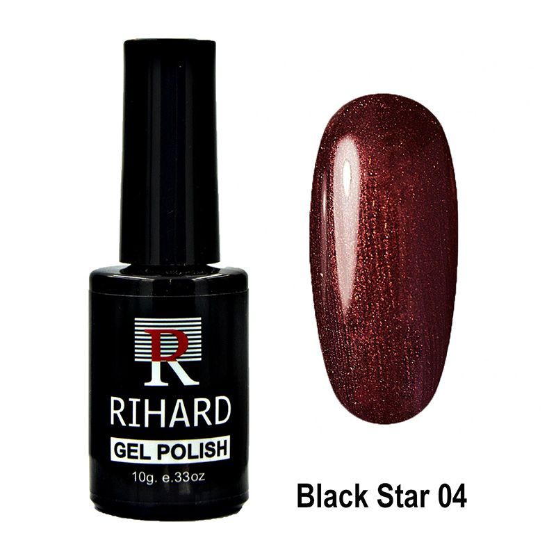 Rihard Gel Polish Black Star 04 82332