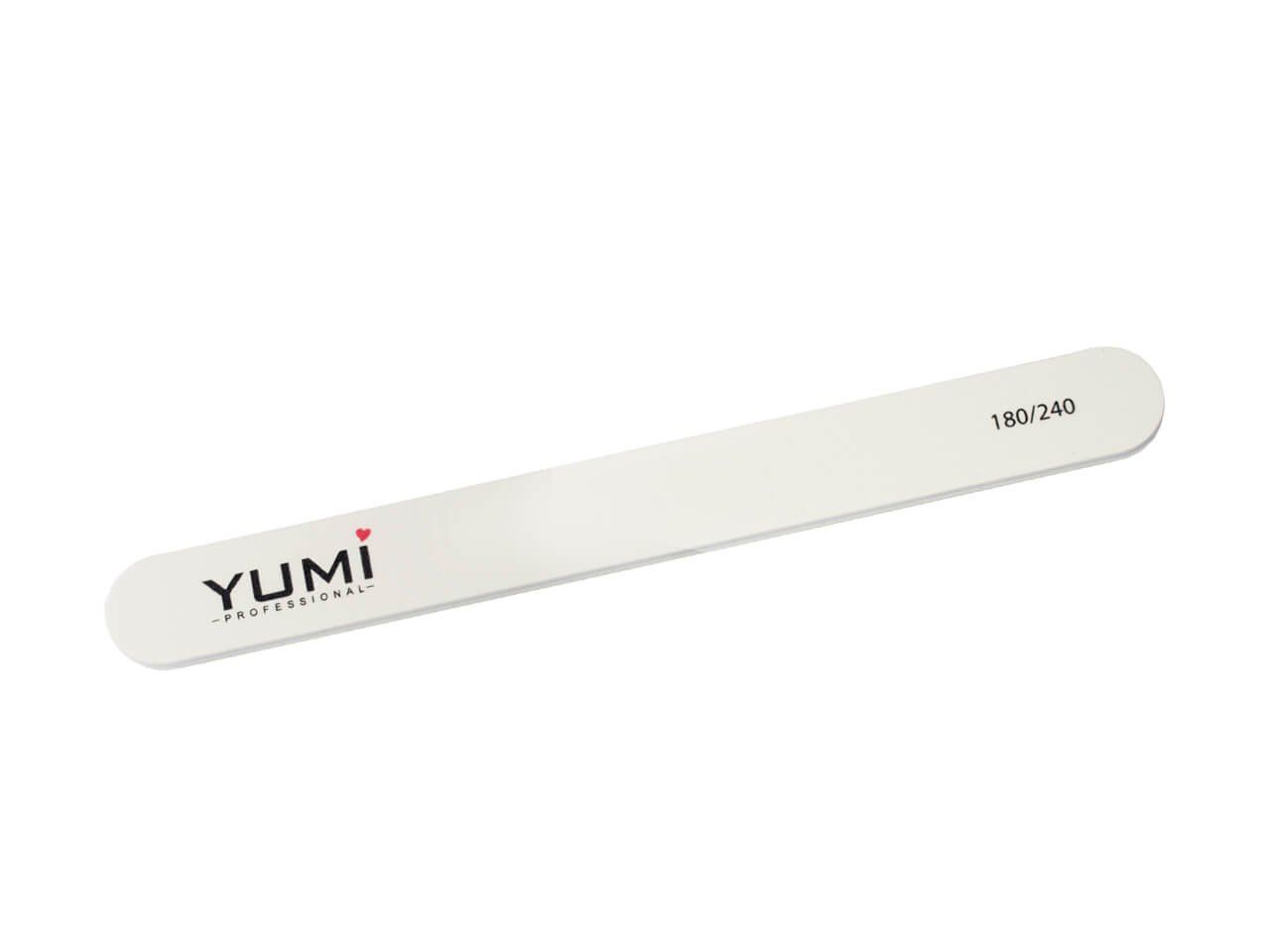 YUMI Professional Пилка прямая 180/240 гритт 50077