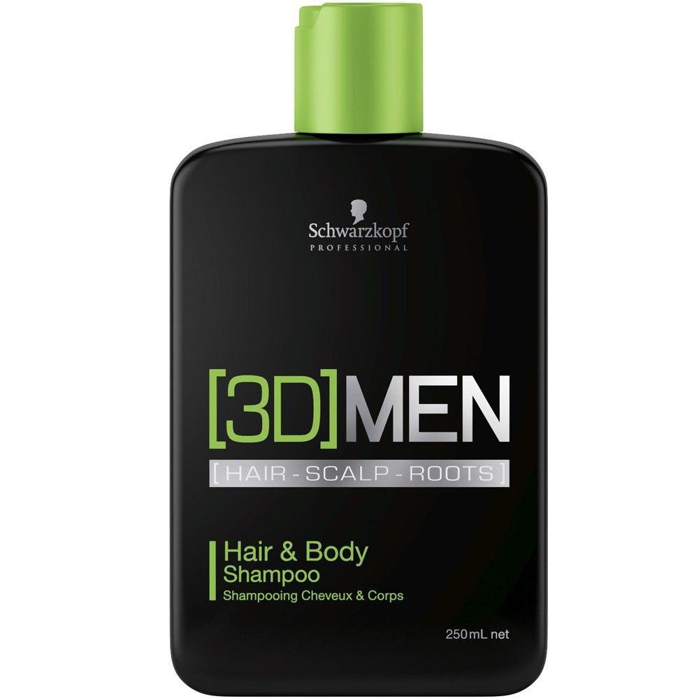 Schwarzkopf 3D Men Hair & Body Shampoo 16902