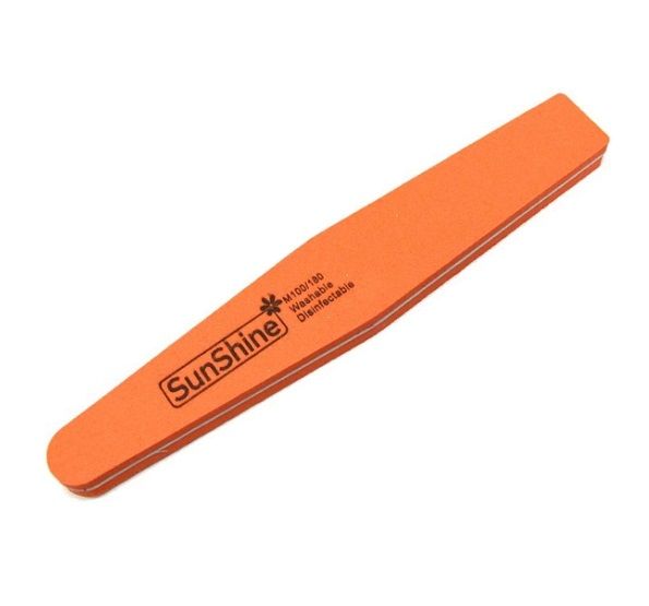 Sunshine Пилка для ногтей оранжевая 34002