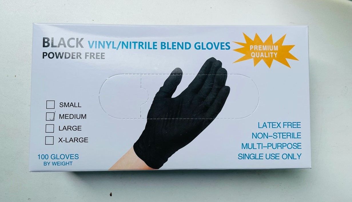 Gloves Перчатки размер "S" черные 72858