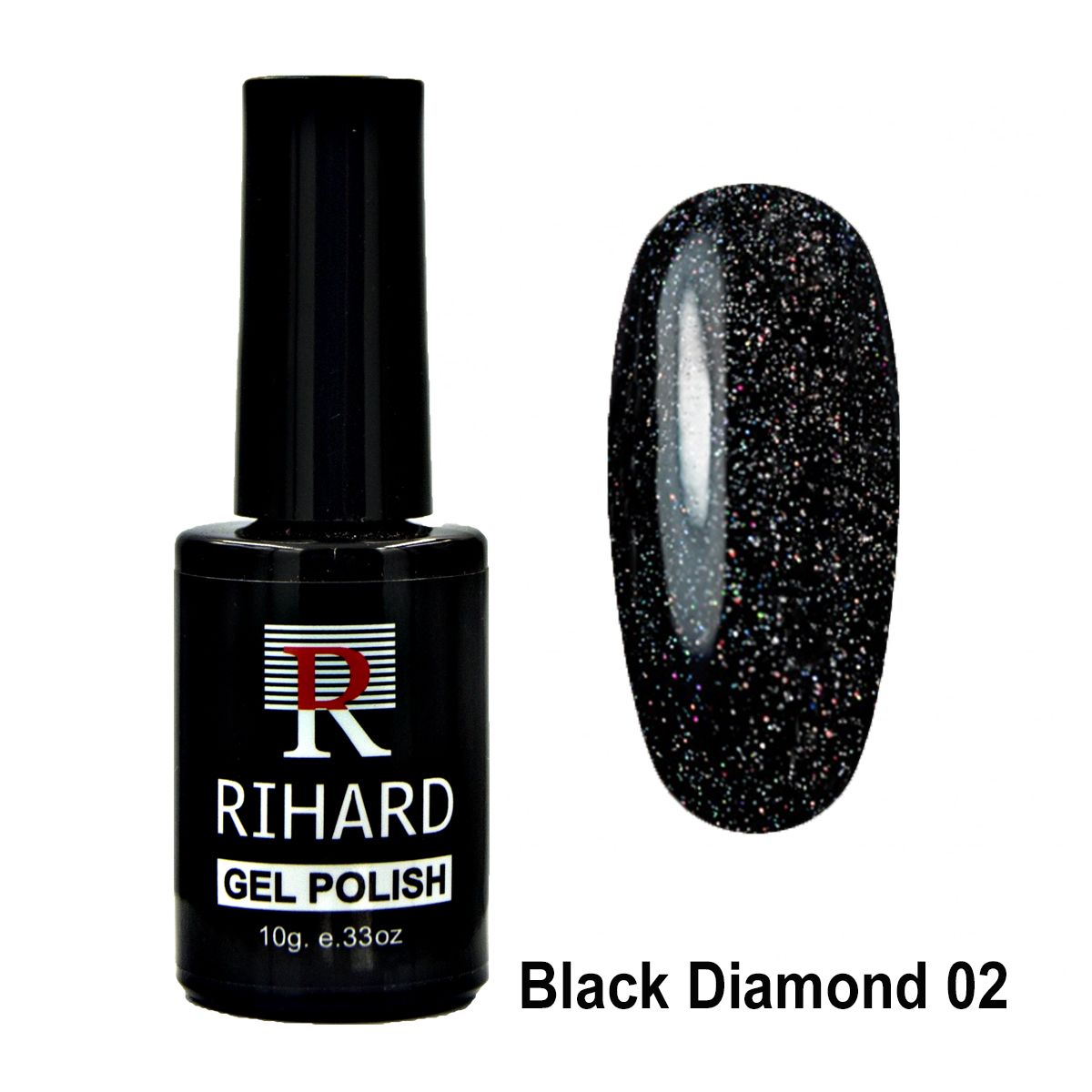 Rihard Gel Polish Black Diamond 02 76193