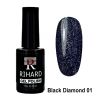 Rihard Gel Polish Black Diamond 01 19709